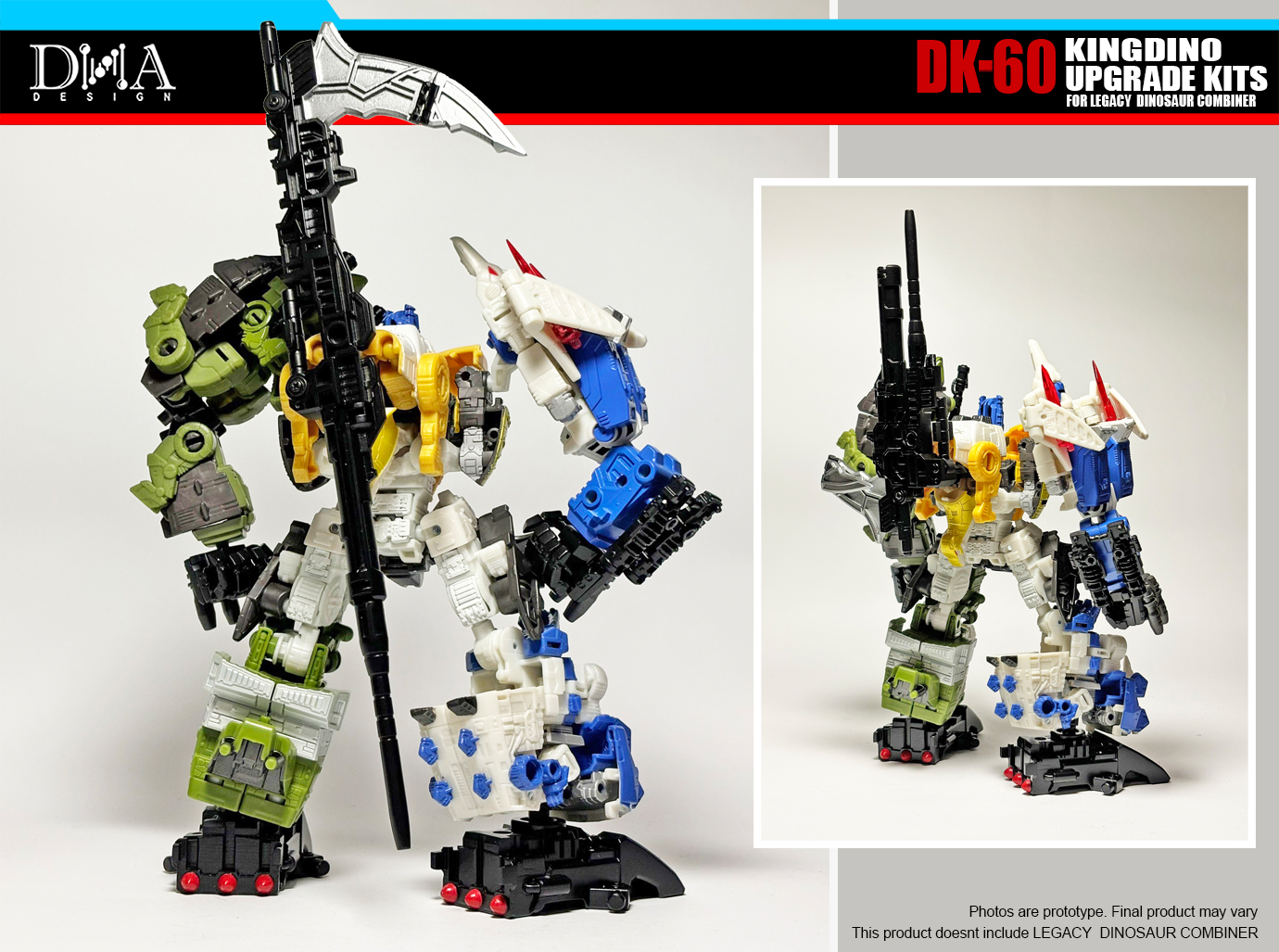 DNA Design DK-60 Kingdino Upgrade Kit Official Images